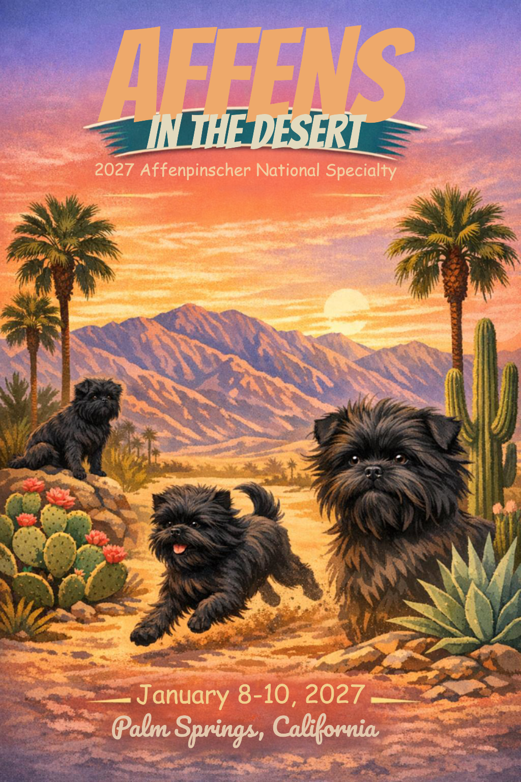 Affens in the Desert Affens in the Desert Poster